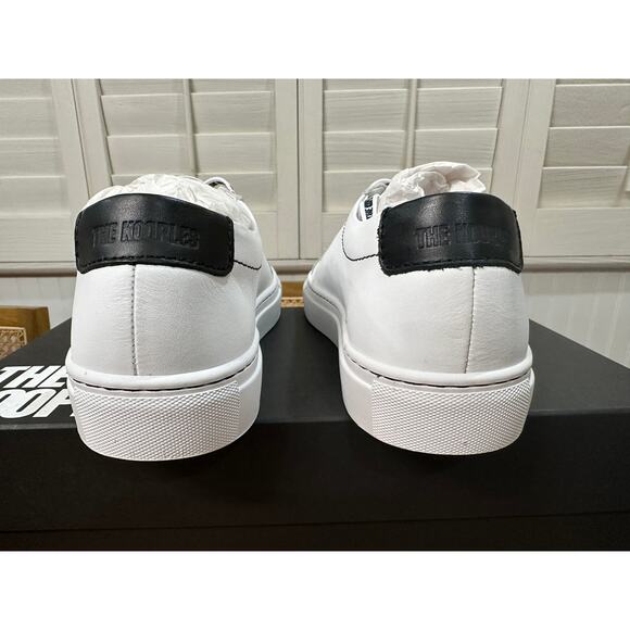 The Kooples Women's Sneakers White Smooth Leather Size 9 US 40 FR NIB Low Tops - Picture 9 of 15